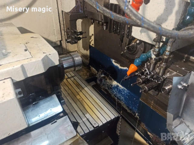 Продава се CNC автомат Hanwha SL32HP (Swiss Type), снимка 9 - Стругове - 54617791