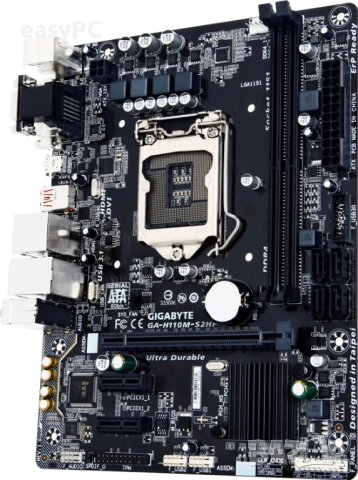 Дънна платка Gigabyte H110M-S2HP socket 1151 + CPU Intel Pentium G3250, снимка 10 - Дънни платки - 54781204