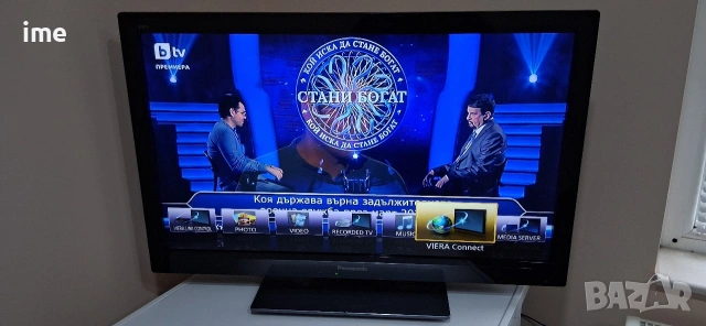 Smart LCD телевизор Panasonic. НОМЕР 29. Model TX-L32EW30. 32 инча - 81см. Цифров и аналогов...