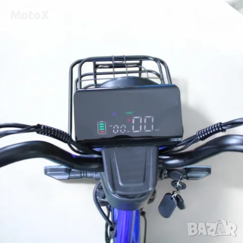 Електрически двуместен скутер – велосипед със 20″ гуми, 1200W, 60V/20Ah, снимка 7 - Мотоциклети и мототехника - 55375869
