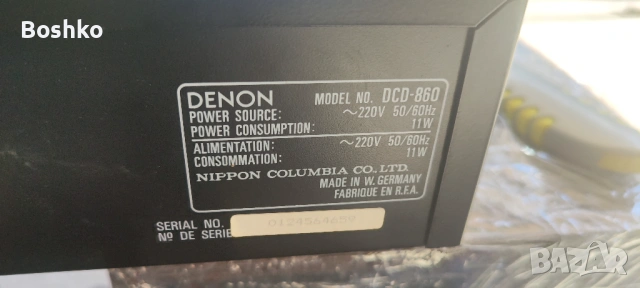 Denon dcd-860, снимка 2 - Декове - 54678869