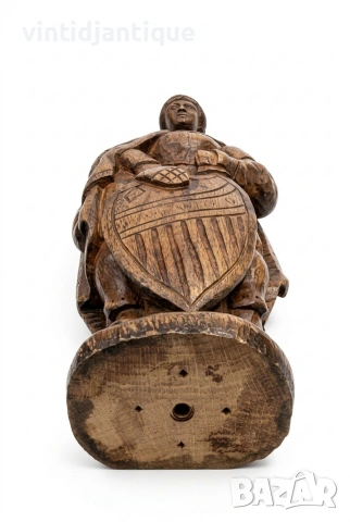 Античен войн с щит готов за битка, снимка 4 - Антикварни и старинни предмети - 53977594