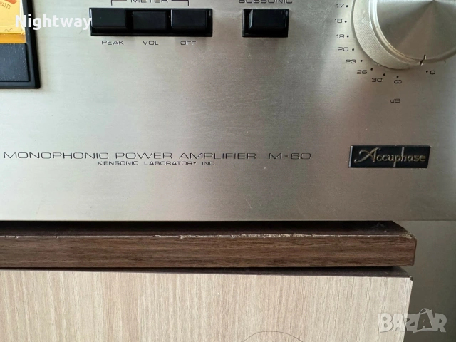 accuphase M 60, снимка 6 - Ресийвъри, усилватели, смесителни пултове - 54721669