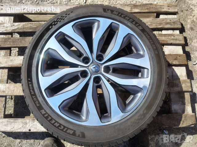18цола Джанта 5х114,3 за Renault Talisman 7,5J et46 Michelin 245/45/18