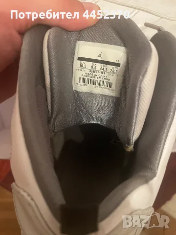 Баскетболни кецове Jordan 44,5 номер, снимка 3 - Спортни обувки - 55381606