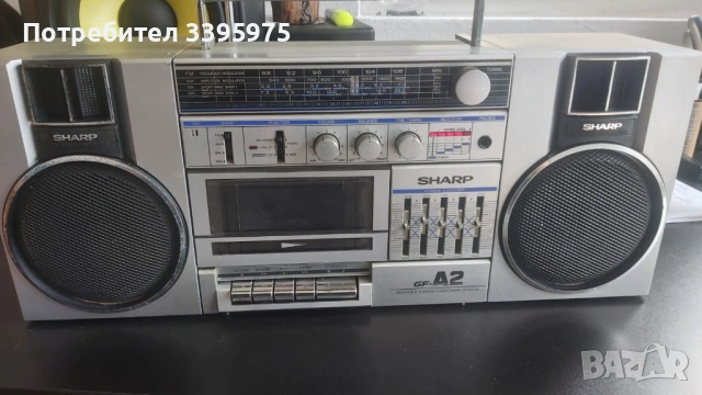 Ретро касетофон Sharp GF-A2Z - Made in Japan - Отлично състояние