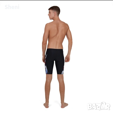 НОВ мъжки бански Speedo Allover Digi V Panel Jammer, Размер 32 (М), снимка 5 - Спортни дрехи, екипи - 54794263