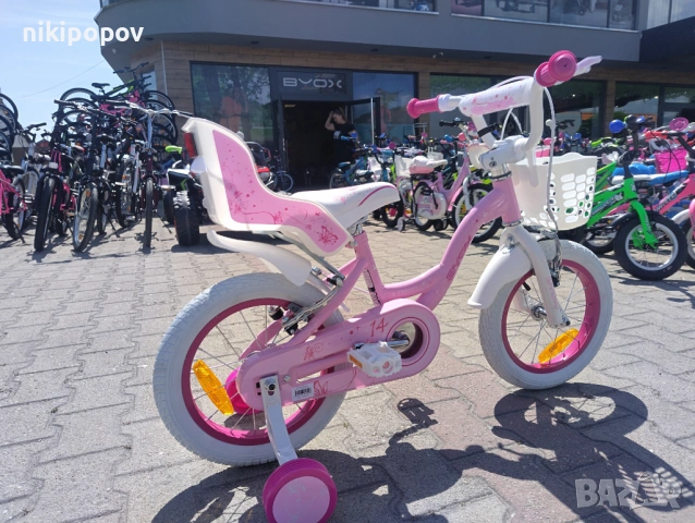 X Детски велосипед 14" FLOWER pinky, снимка 11 - Велосипеди - 54395013
