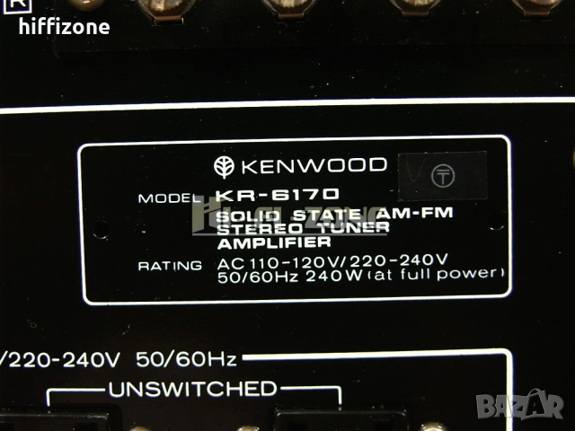 Ресивър   Kenwood kr-6170, снимка 12 - Ресийвъри, усилватели, смесителни пултове - 54712128