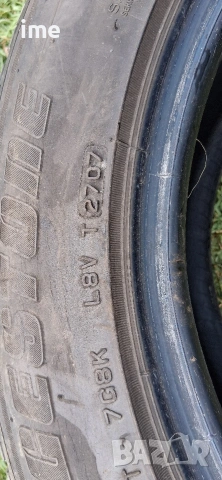 2бр зимни гуми 205/55R16 Bridgestone Blizzak. DOT 2707 6mm дълбочина на шарката. Цената е за 2бр., снимка 4 - Гуми и джанти - 55139956