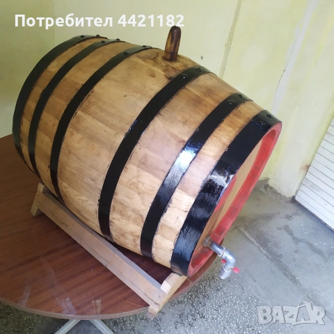 буре 65 литра-дъбово, снимка 5 - Бидони, бурета и бъчви - 54325874