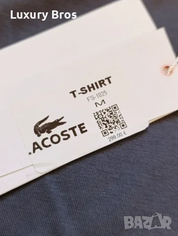 Мъжки тениски Lacoste, снимка 5 - Тениски - 55624908