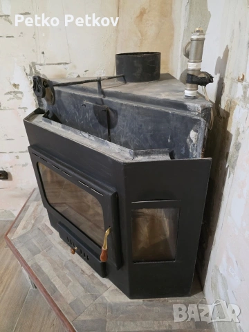 Камина на дърва Prity A W20 с водна риза., снимка 2 - Камини - 54500977