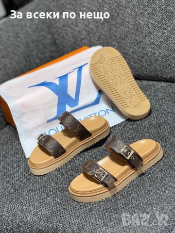 Louis Vuitton Дамски Чехли Луис Витон - Различни Цветове Код E1355, снимка 6 - Чехли - 53970912