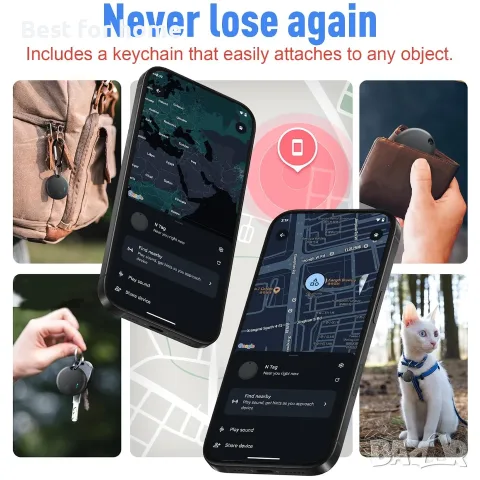 Bluetooth тракер за Android, 2 броя, снимка 2 - Друга електроника - 55524257