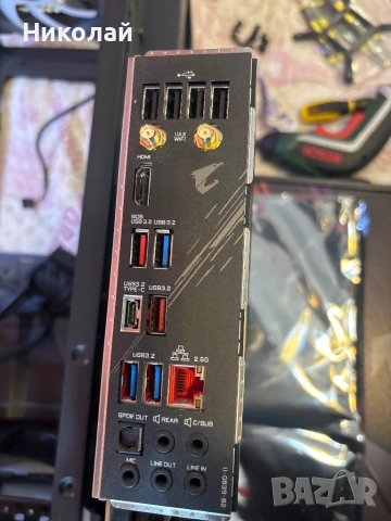 Дънна платка Gigabyte Z490 AOURUS PRO AX, socket 1200, снимка 6 - Дънни платки - 54465227