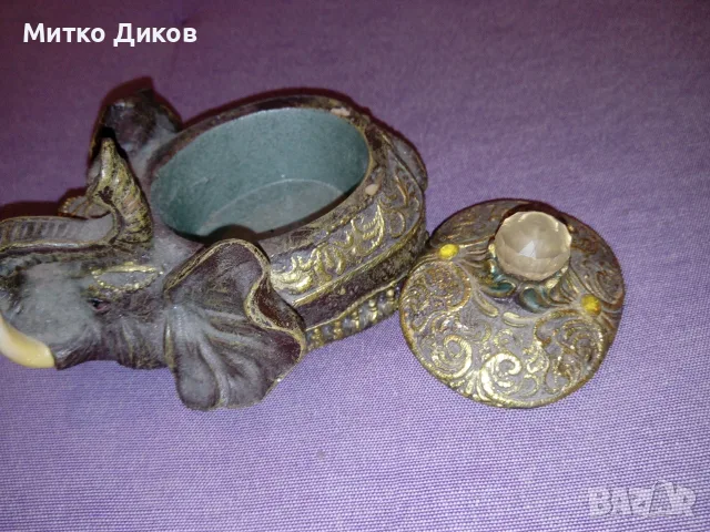 Бижутерийна кутия с обувчица и слонче, снимка 8 - Други - 55565336