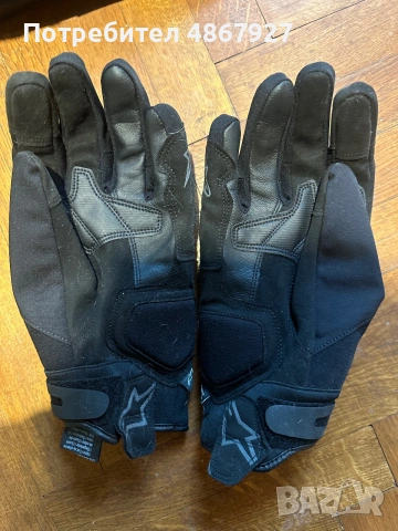 Ръкавици Alpinestars SMX-1 Drystar - Черни, размер L, снимка 2 - Аксесоари и консумативи - 55058831