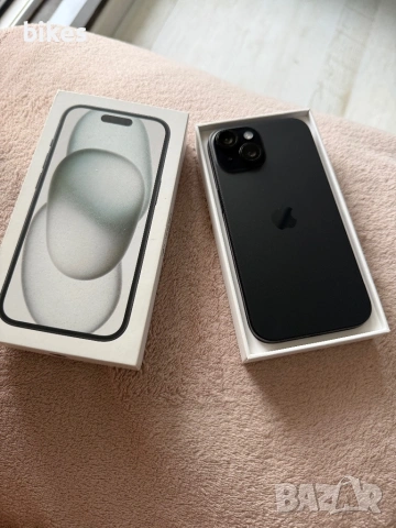 iPhone 15 Black 128gb ГАРАНЦИОНЕН 87%🔋 370€, снимка 7 - Apple iPhone - 54645507