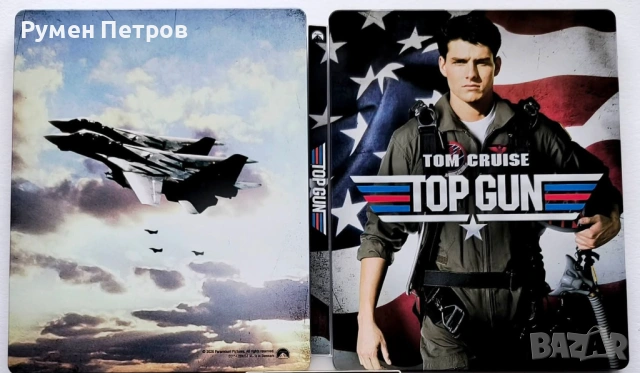 нов 4K + Blu Ray Steelbook - ТОП ГЪН - TOP GUN - без БГ субтитри, снимка 3 - Blu-Ray филми - 54686281