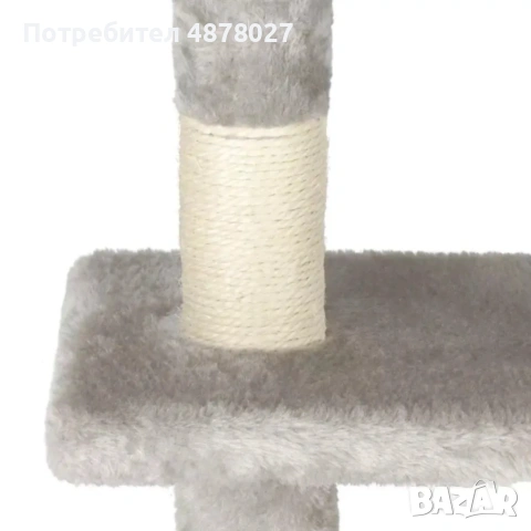 Голяма катерушка за котки XL - 4 нива с къщичка, хамак, легло и играчки, снимка 5 - За котки - 55203190