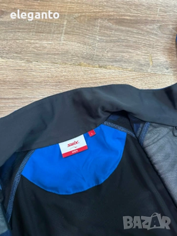 Висок клас мъжко яке Swix Gore Windstopper EVOLUTION team-issue cross-country functional Jacket , L , снимка 9 - Тениски - 54354336