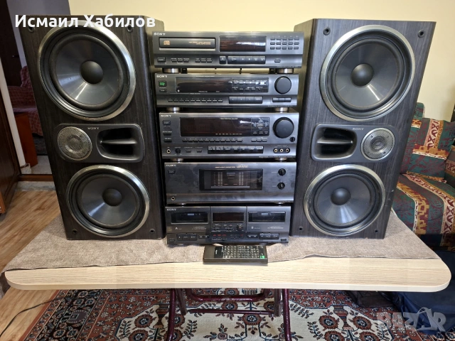 Sony LBT A790 мощна аудио система едни от най хубавите ретро уредби за ценители, снимка 3 - Аудиосистеми - 54159211