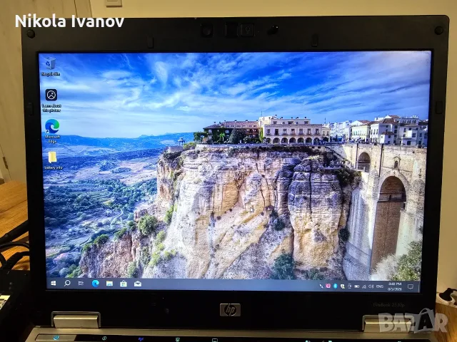 Ретро Лаптоп HP EliteBook 2530p 12.1" | Core 2 Duo L9400 | 4GB RAM | 160GB uSATA Micro HDD |1ч. Бат, снимка 2 - Лаптопи за дома - 55565200