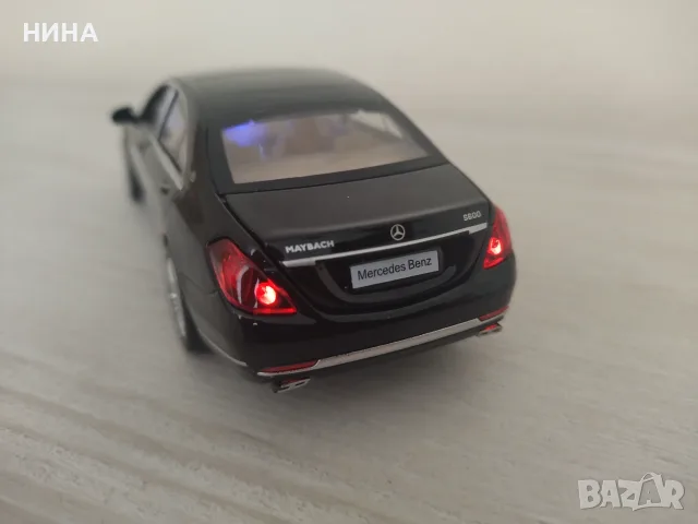 Метална количка Mercedes -Benz S 600 !!, снимка 6 - Колекции - 55666549