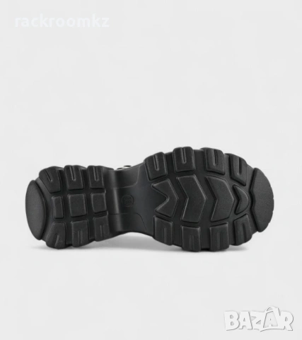 Дамски сандали на висока платформа черни 1056 black, снимка 5 - Сандали - 54256477