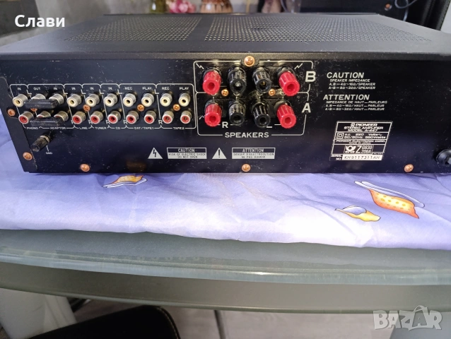 Усилвател Pioneer A-447 , снимка 6 - Ресийвъри, усилватели, смесителни пултове - 54457542