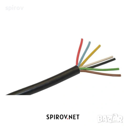 Кабел за светлини на ремарке 7x0.75mm² 8м