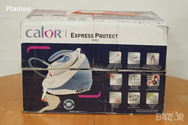Парна станция Calor Express Protect SV9202 (7.5 bar) – Като нова, снимка 5 - Ютии - 55211260