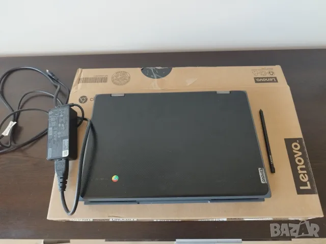 Лаптоп/Таблет - Chromebook Lenovo - 11.6" сензорен дисплей, 4 ядрa Intel, 4GB рам, 15 часа батерия, снимка 5 - Лаптопи за дома - 55421967