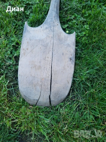 Стара дървена лопата за зърно, снимка 3 - Антикварни и старинни предмети - 54321982