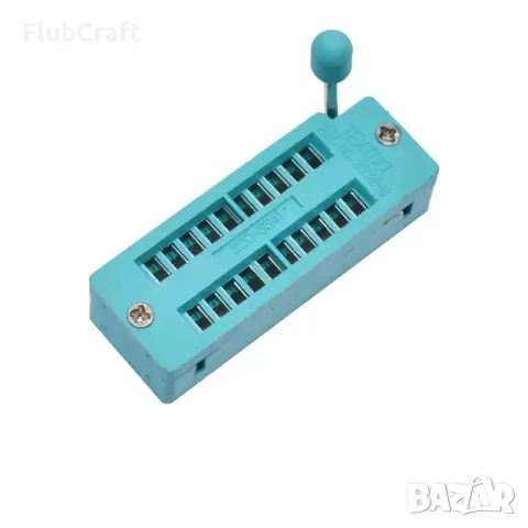 Цокъл за програматор ZIF, 20Pin, растер 2.54mm