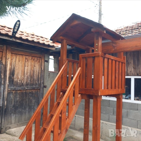 Детска къщичка с пързалка и място за люлка , снимка 5 - Други - 55141128