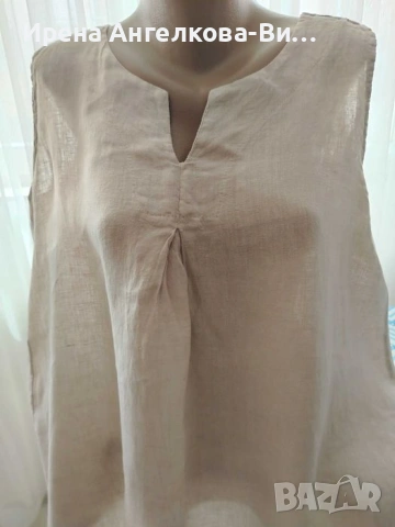 Дамски ленен потник, снимка 2 - Потници - 54179955