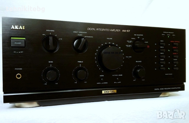 ⭐⭐⭐ AKAI AM-67 ⭐⭐⭐ Топ модел усилвател с ДАК , 2 х 170/110 вата (4/8 ома), снимка 2 - Ресийвъри, усилватели, смесителни пултове - 54344862