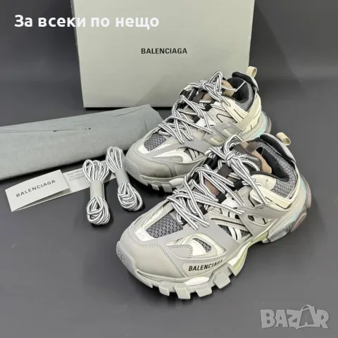 Balenciaga Track Sneaker "Grey/White" Унисекс👟Мъжки Маратонки👟Дамски Спортни Обувки Код ch83