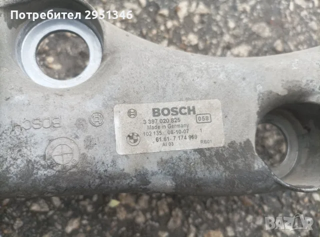 механизъм чистачки BMW E65 3397020825 03902411868 , снимка 2 - Части - 55330332