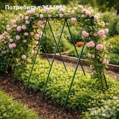 Градинска рамка тип пергола - издръжлива и устойчива - 4 броя, снимка 5 - Градински мебели, декорация  - 55163738