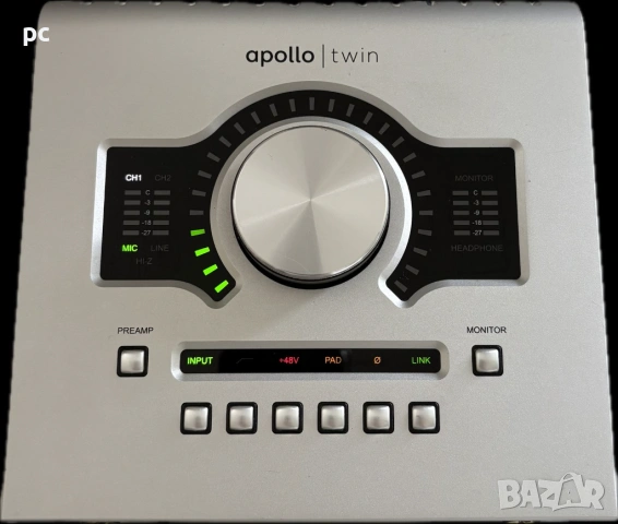 Професионална саунд карта Universal Audio UAD Apollo Twin UAD2 , снимка 5 - Други - 54376383