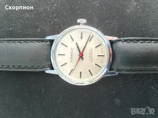 Мъжки часовник - KIENZLE - 7 РУБИНА - SHOCKPROOF - Германия, снимка 2 - Джобни - 46794100