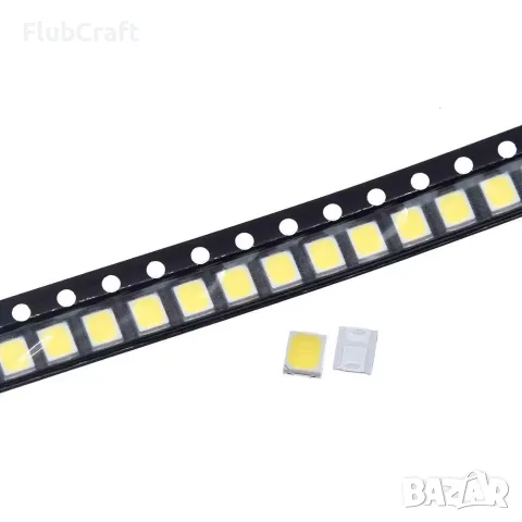 100 Броя 0.2W SMD 2835 LED 20-25lm