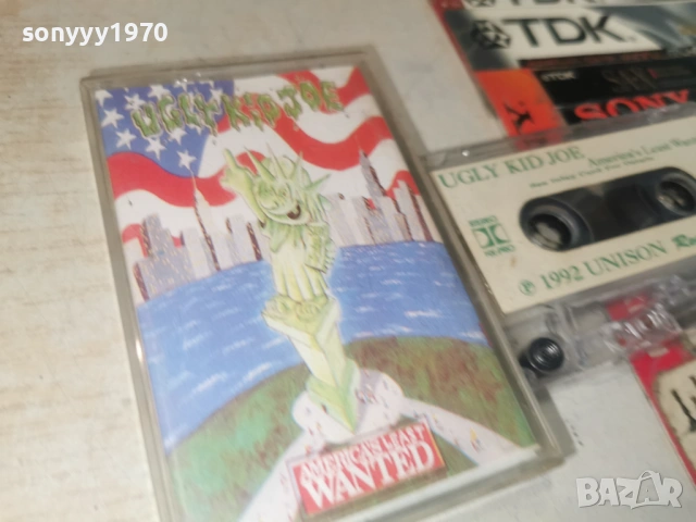 UGLY KID JOE 1992 UNISON TAPE 1106261257H2E6R, снимка 6 - Аудио касети - 54865989