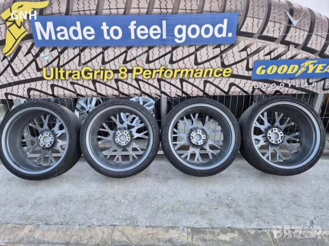 Джанти Borbet 21 цола , 5х112 , 8.5j , et45 , 255/35/21 Mercedes Audi, снимка 7 - Гуми и джанти - 54484006