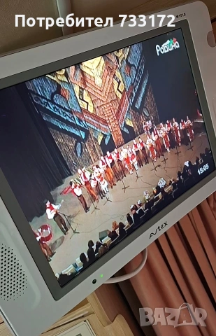 Телевизор 14" avtex на 12 волта., снимка 2 - Телевизори - 54246115