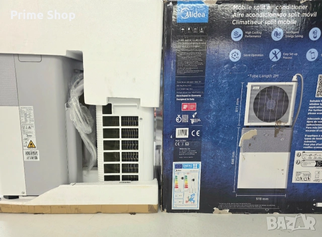 Мобилен инверторен климатик Midea PortaSplit 4в1, 12000 BTU, сплит система, лесен монтаж , снимка 6 - Климатици - 54268669