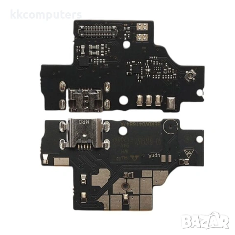 Конектор зареждане за ZTE Blade A51 Lite на платка с микрофон и компоненти